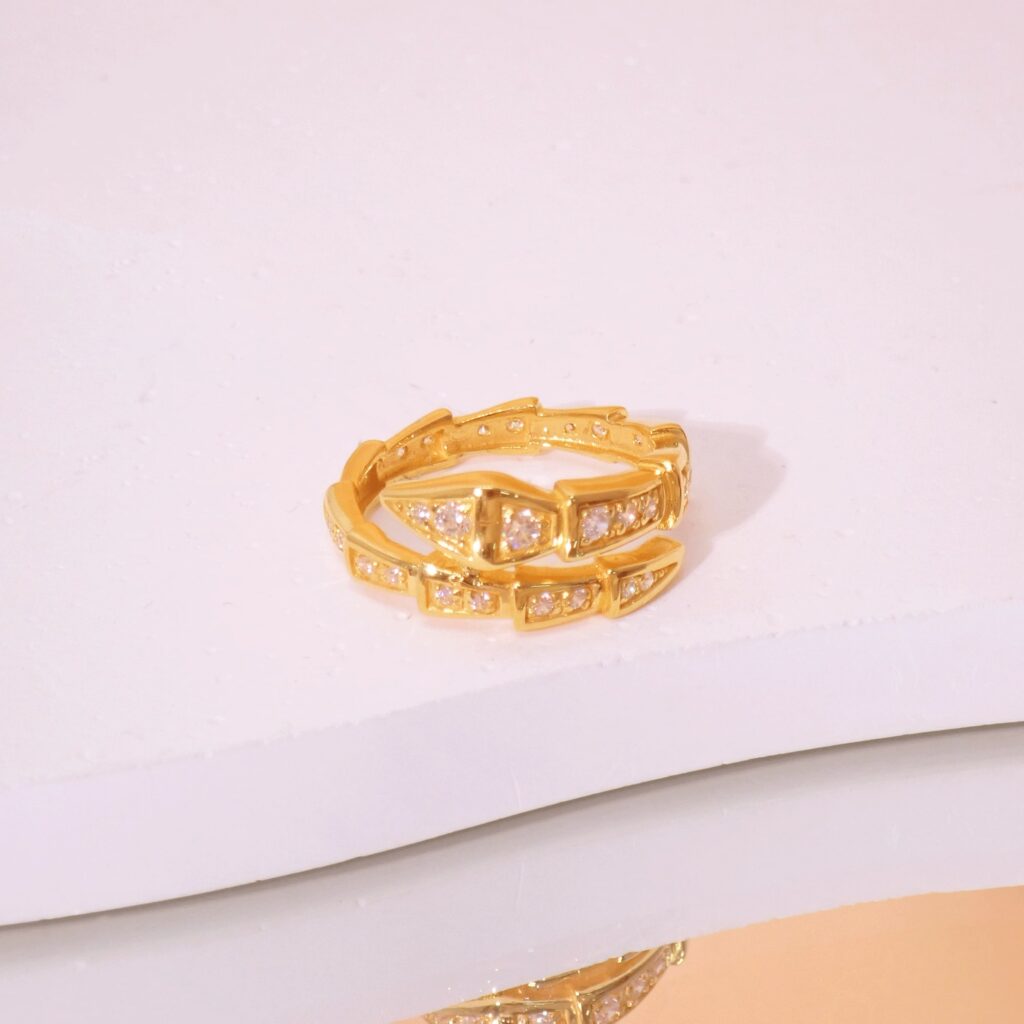 22K/916 Snake Gold Ring