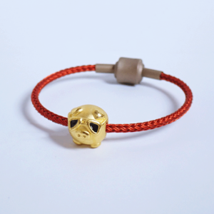 24K/999 Sunglassed Wild Boar Charm