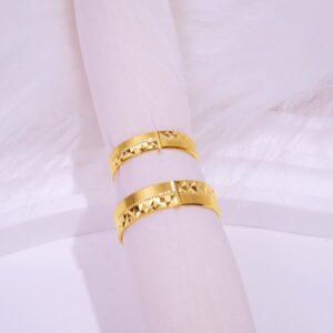 916 Gold Couple Ring Eternal Love (4mm Width) – Elegant and Enduring for Her RM1,352.00 – RM1,553.00