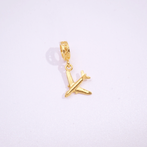22K/916 AEROPLANE GOLD PENDANT 飞机金吊坠