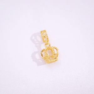 22K/916 QUEEN CROWN GOLD PENDANT 皇冠金吊坠