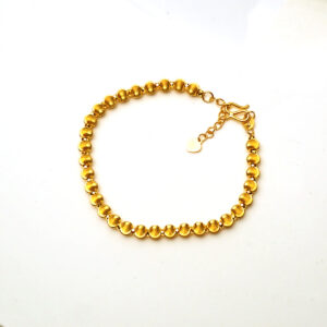 24K/999 猫眼足金手链