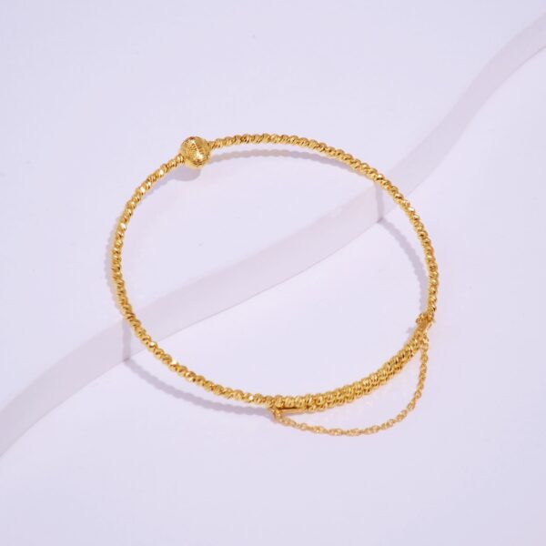 24K/999 Gold Bangle