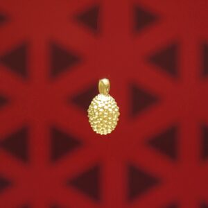 24K/999 Durian Gold Pendant 榴莲足金吊坠