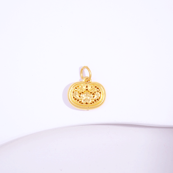 24K/999 Blessing Gold Pendant 平安锁足金吊坠 RM347.00