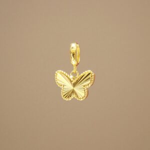 22K/916 Yellow Gold Premium Butterfly Pendant 蝴蝶金吊坠