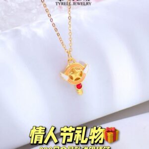 24K/999 足金仙女棒吊坠 PURE GOLD FAIRY WAND PENDANT