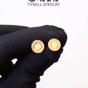 22K/916 GOLD EARING 金耳饰
