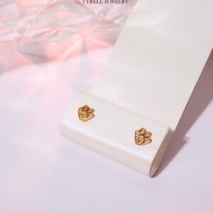 22K/916 小克重猫爪耳钉 LIGHTWEIGHT CAT PAW EARRINGS