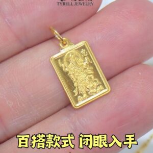 22K/916 新品关公牌金吊坠 NEW ARRIVAL GUANGONG GOLD PENDANT