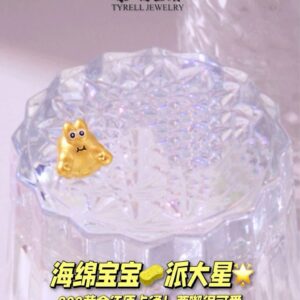 24K/999 蟹老板组金手串 CRAB BOSS PURE GOLD CHARM