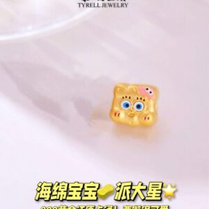 24K/999 海绵宝宝足金手串 SPONGE BOB CHARM