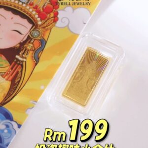 24K/999 MINI MAZU GOLD NOTE 妈祖小金片
