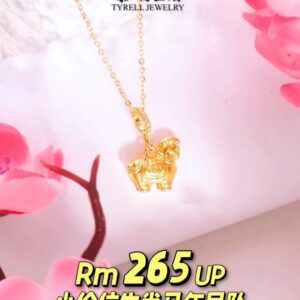 22K/916 小价位生肖马年吊坠 AFFORDABLE ZODIAC HORSE PENDANT