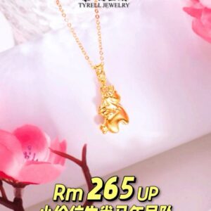 22K/916 小价位生肖马年吊坠 AFFORDABLE ZODIAC HORSE PENDANT