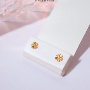 22K/916 小克重小花朵耳钉 LIGHTWEIGHT FLOWER EARRINGS