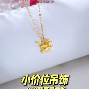 24K/999 可爱小猫小价位精品吊坠 AFFORDABLE KITTEN MINI PENDANT