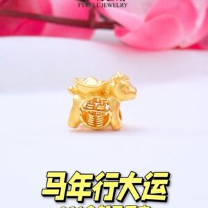22K/916 马年行大运新品手串 YEAR OF THE HORSE DELICATE CHARM