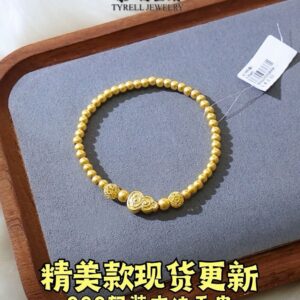 24K/999 精美款轻装古法手串 EXQUISITE LIGHTWEIGHT TRADITIONAL STYLE HAND BRACELET