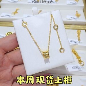 22K/916 新品宝格丽环套链 NEW PRODUCT BVLGARI RING NECKLACE