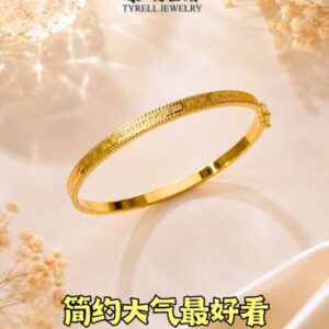 22K/916 简约大气款手镯 SIMPLE AND STYLISH BANGLE