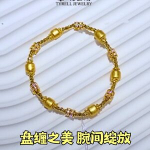 24K/999 古法式小蛮腰手链 VINTAGE-STYLE PETITE WAIST BRACELET