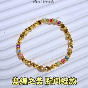 24K/999 古法式色彩精美款手链 VINTAGE-STYLE COLORFUL BRACELET