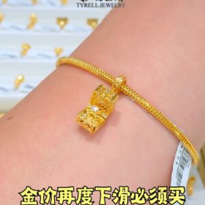 22K/916 精美款砖石戒指吊坠 EXQUISITE DIAMOND RING BOX PENDANT