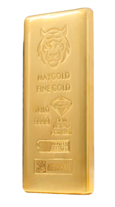 Maygold 1 kilo casted gold bar