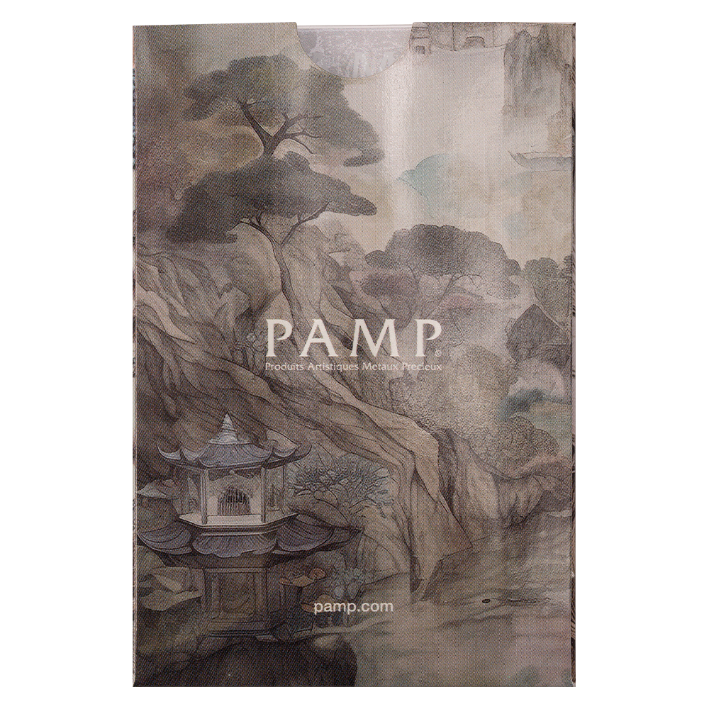 PAMP Buddha 5g gold bar sealed in its CertiPAMP assay card